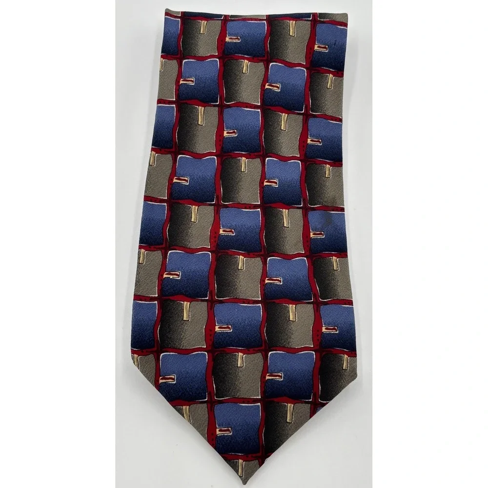 Jerry Garcia Ancient Writing Collection 15 Silk Tie J. Garcia Art